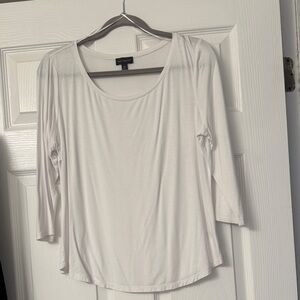 The Limited White Long Sleeve Top
